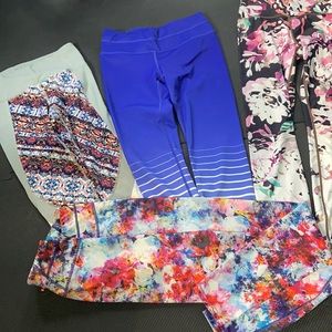 Bundle of four Athleta leggings